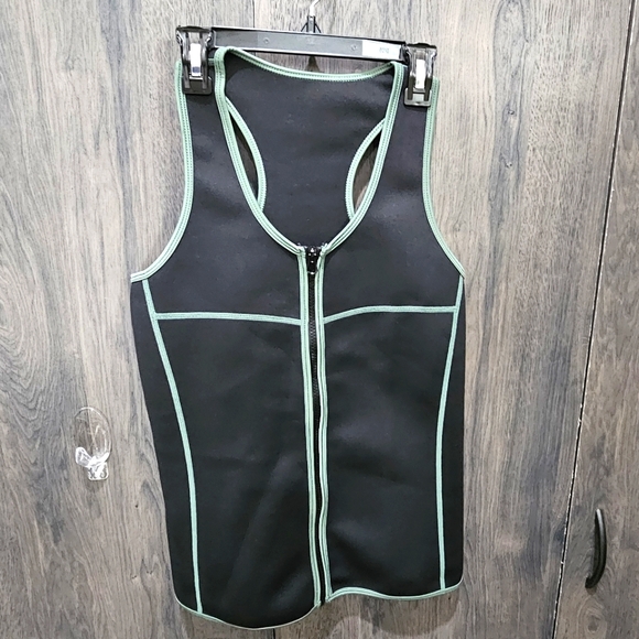 Sauna Sweat Fitness Neoprene Vest Size Large L👀K by CRANE Workout Vest 🤪 - Picture 1 of 4